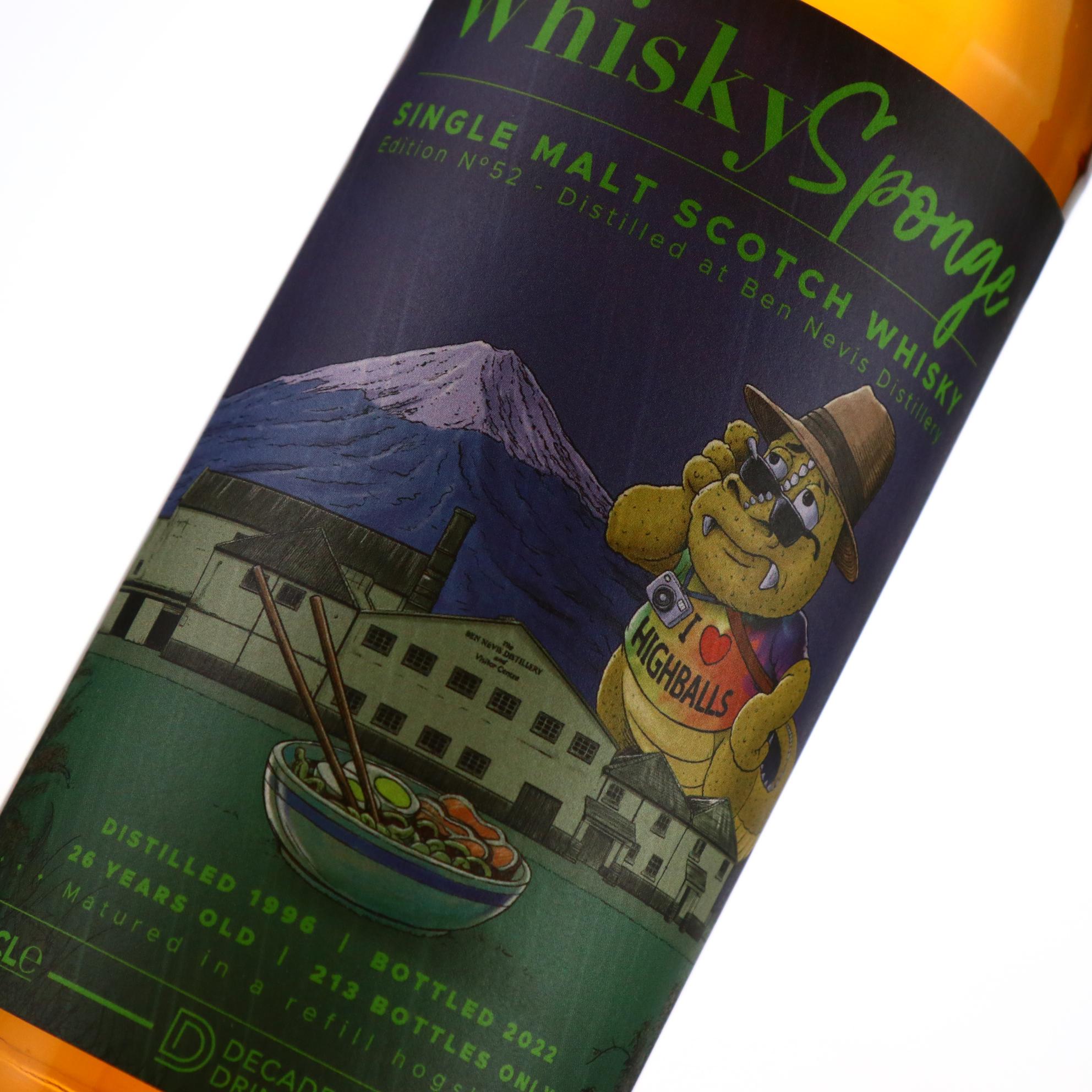 Ben Nevis 1996 Whisky Sponge Edition No.52 | Decadent Drinks